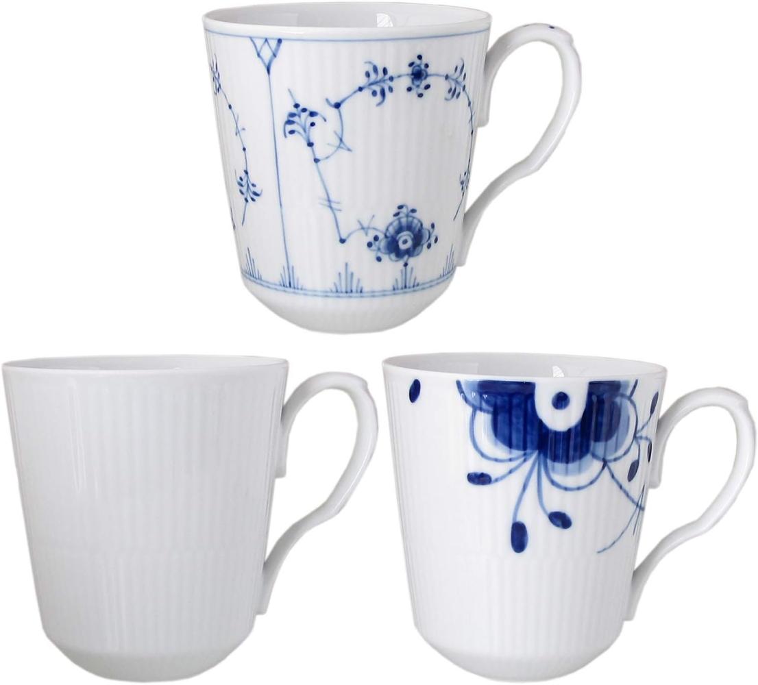 Royal Copenhagen Henkelbecher-Kaffeebecher-Mug - Set History Mugs - (3-teilig) Bild 1