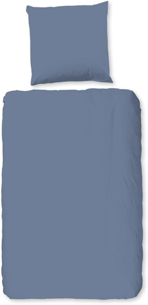 good morning Bettwäsche Flanel Uni, Biber, Flanell, 2 teilig, Flanell, Biber, Baumwolle, Winter, Warm, Reißverschluss, Einfarbig Uni Bild 1