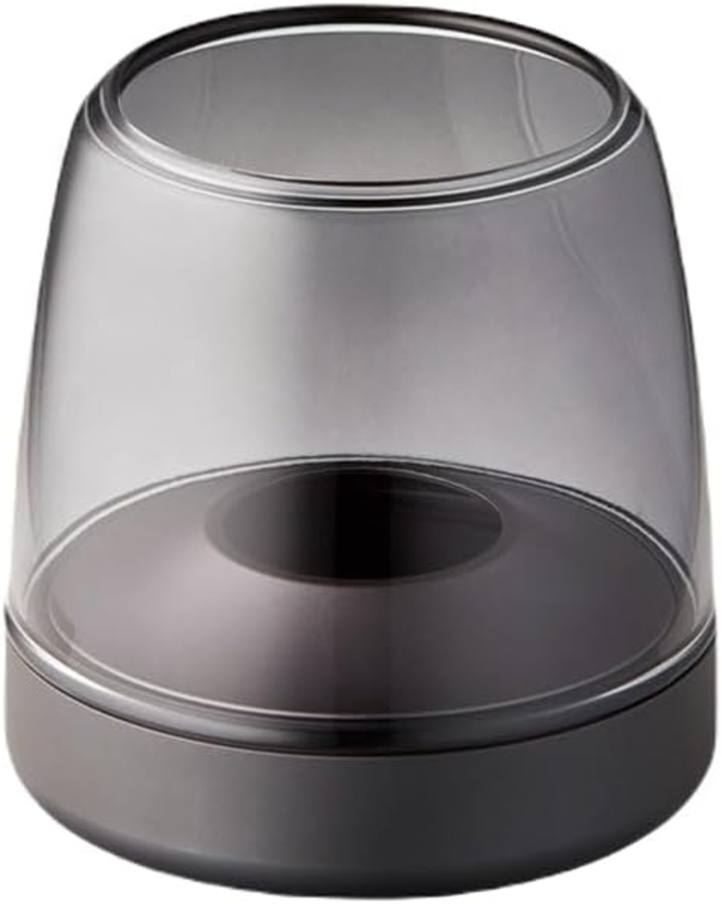 KOODUU Glow 10 Smoked Grey Luxuskerzenhalter Glaslaterne aus Glas und Aluminium Ø 9,4 cm Bild 1