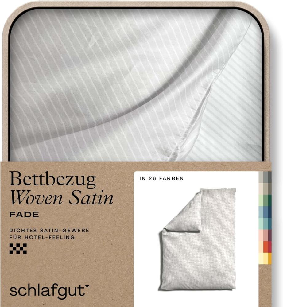 Schlafgut Woven Fade Bettwäsche|Bettbezug einzeln 155x220 cm| white-sand-light Bild 1