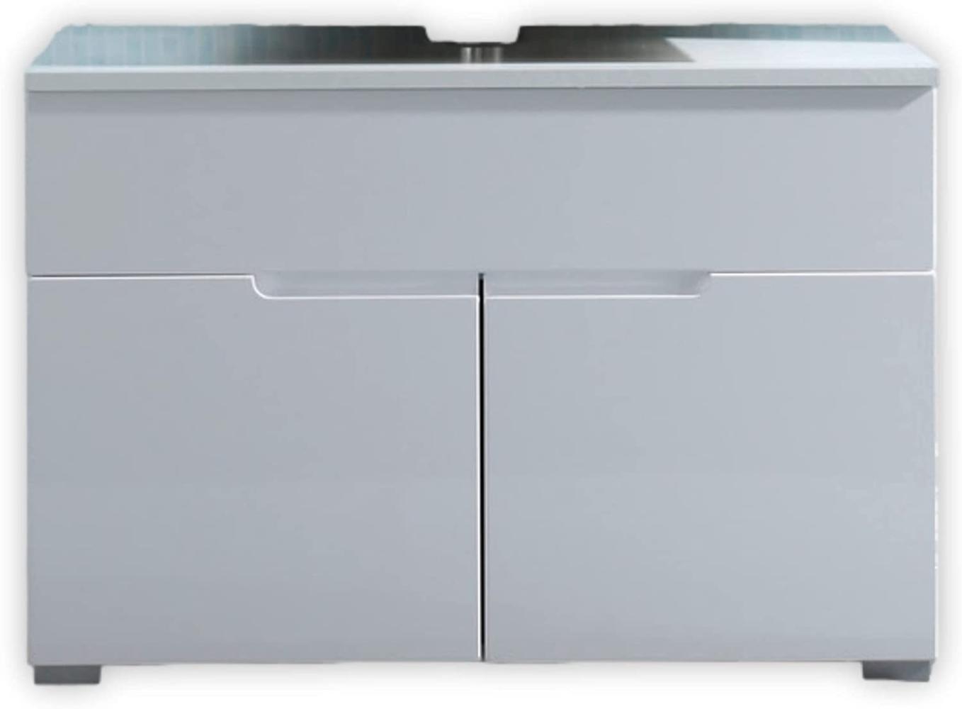 Waschbeckenunterschrank Spirit / Spice, Holzwerkstoff, Weiß, 80 x 54 x 46 cm Bild 1