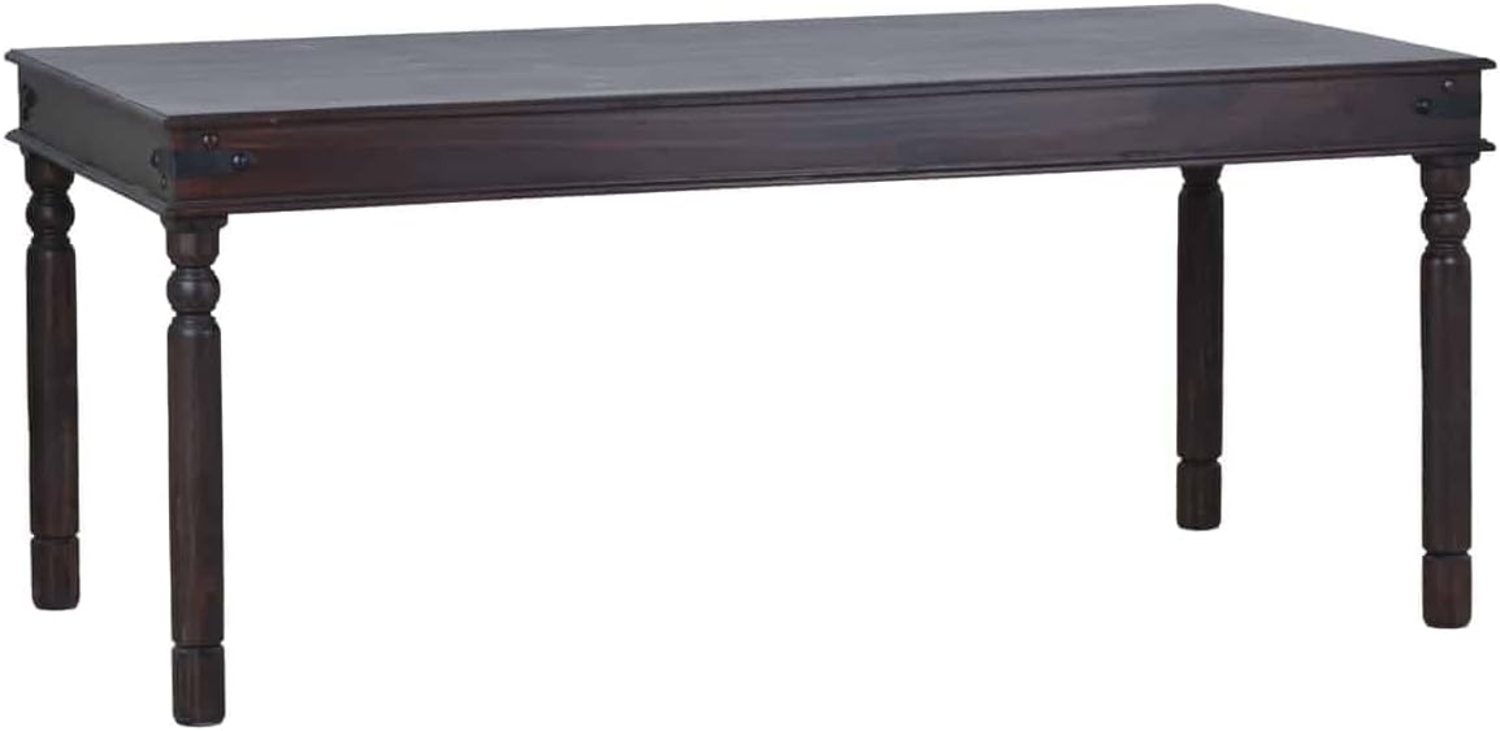 MiaMöbel Esstisch Colombo 140x90cm Massivholz Pinie Kolonialstil Indien Indisch Bild 1