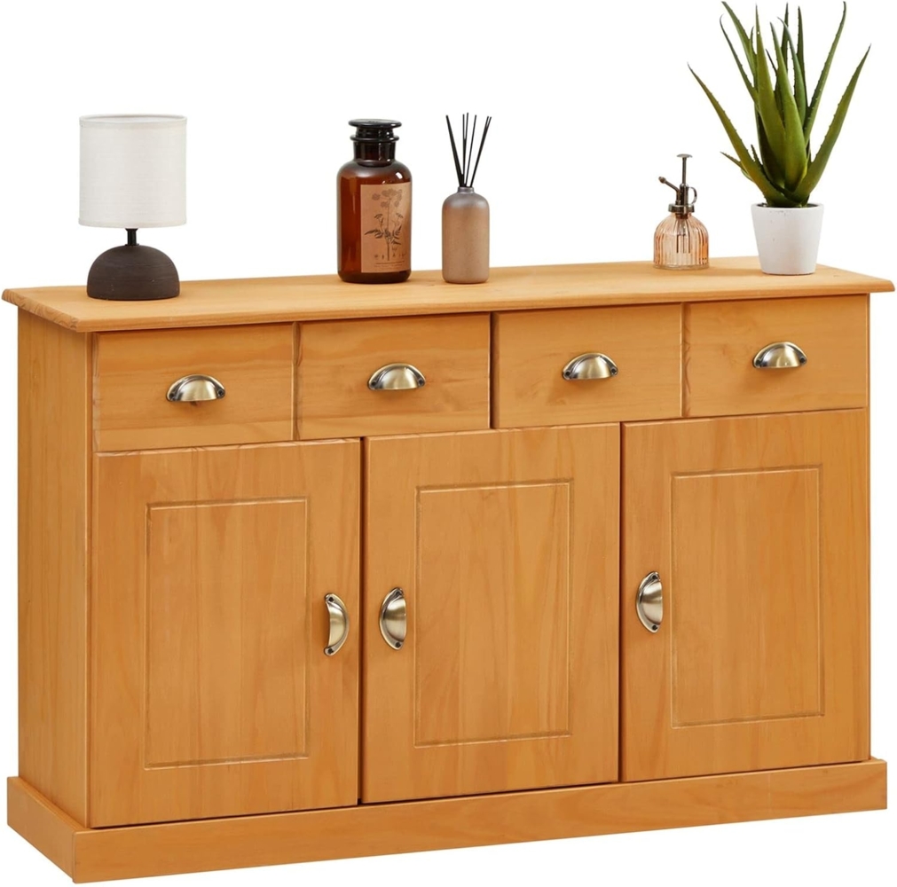 IDIMEX Sideboard PARIS, Sideboard Kommode Apothekerschrank Apothekerkommode 2 Schublade 3 Türe Bild 1