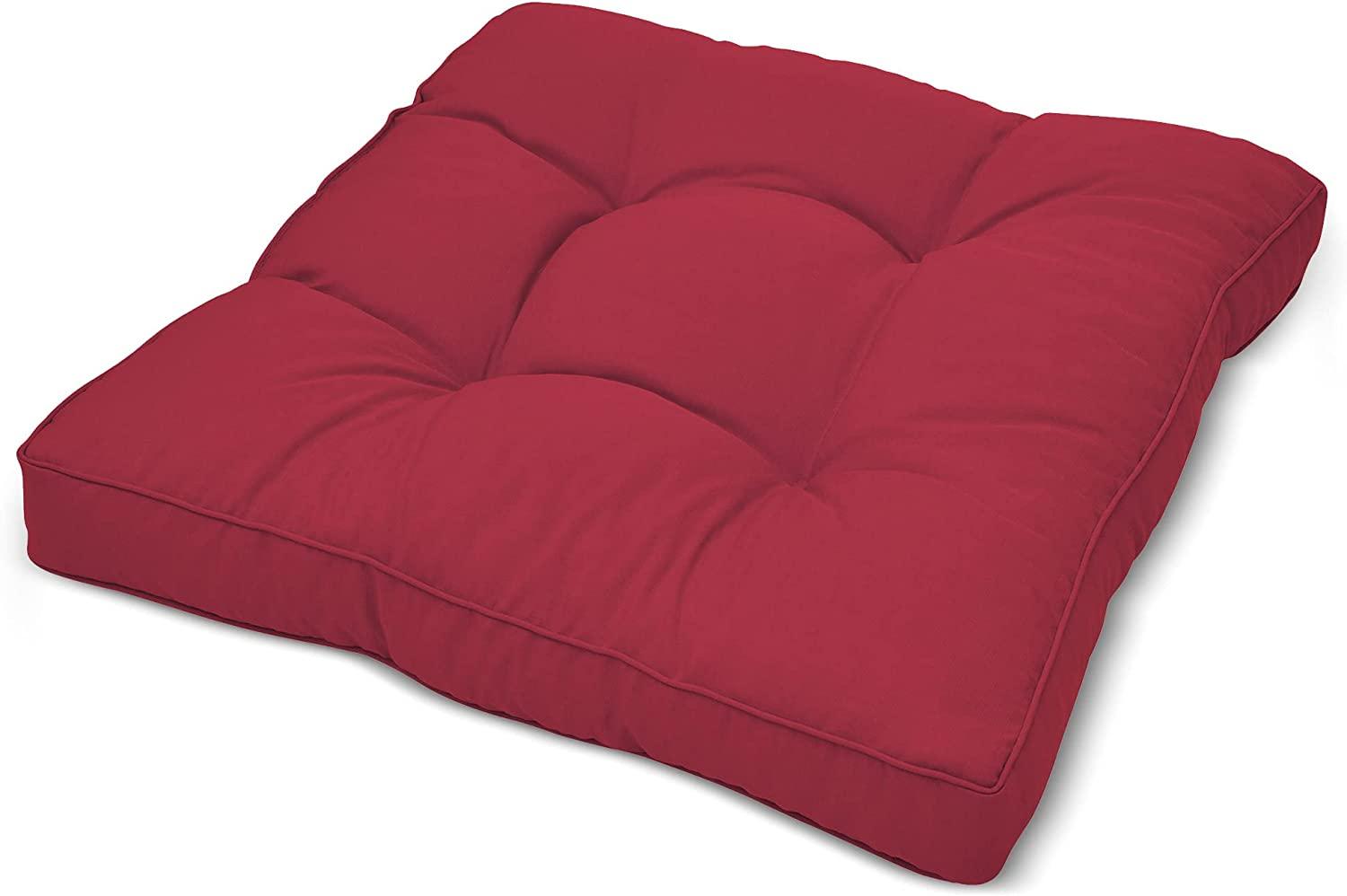 Beautissu Loungekissen Xluna Sitz Rot, 40x40x10 cm Bild 1