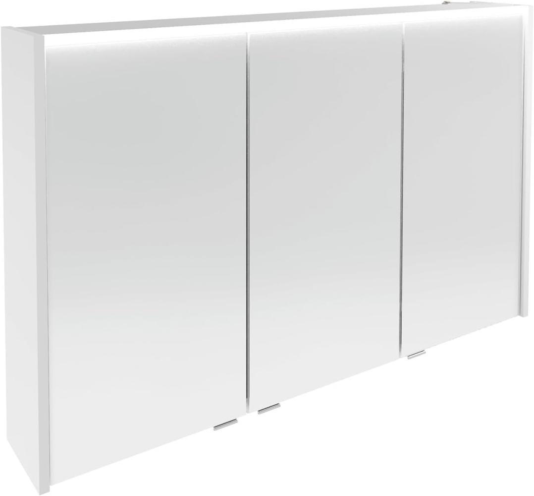 Fackelmann VERONA LED Spiegelschrank 110 cm, Weiß Glanz Bild 1