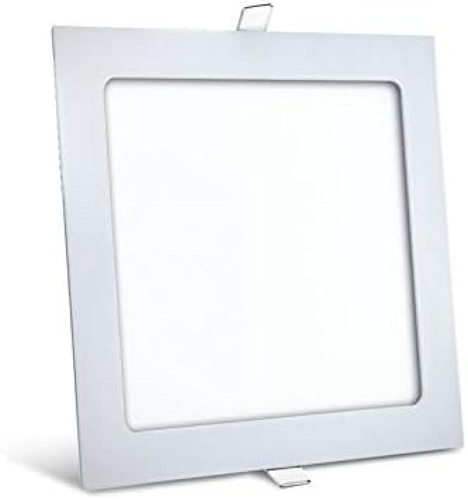 20x 12W LED Panel 170 x 170mm Einbaustrahler Spot Einbauleuchte Neutralweiß 910 Lumen Deckenleuchte Eckig Bild 1