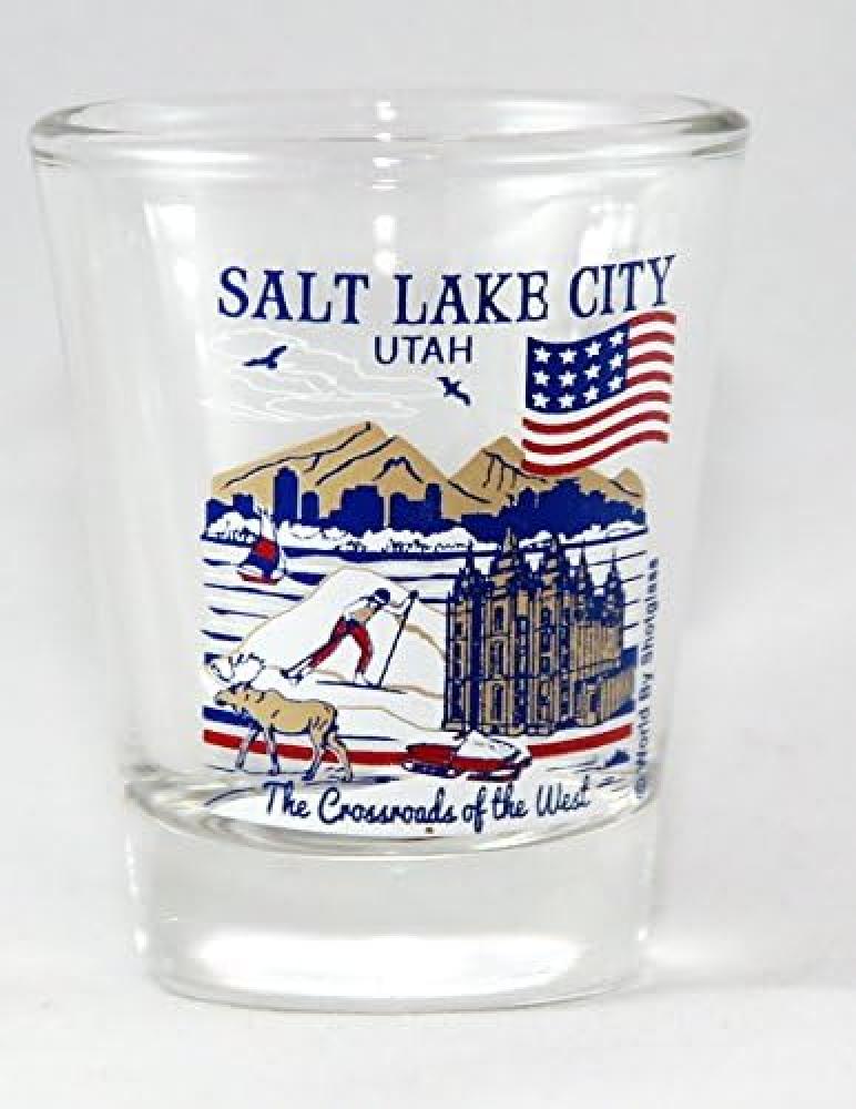 Salt Lake City Utah Great American Cities Collection Shot Glas Bild 1