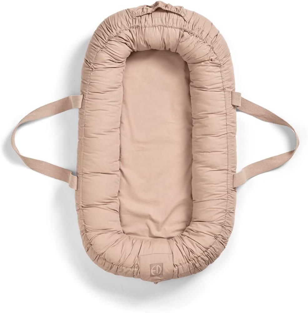 Elodie Details Babynest Kuschelnest Tragbare Babynestchen Neugeborene Kokon für Babys und Säuglinge, Waschbare Reisebett Baby Nestchen 100% Baumwoll 78x45 cm – Blushing Pink Bild 1