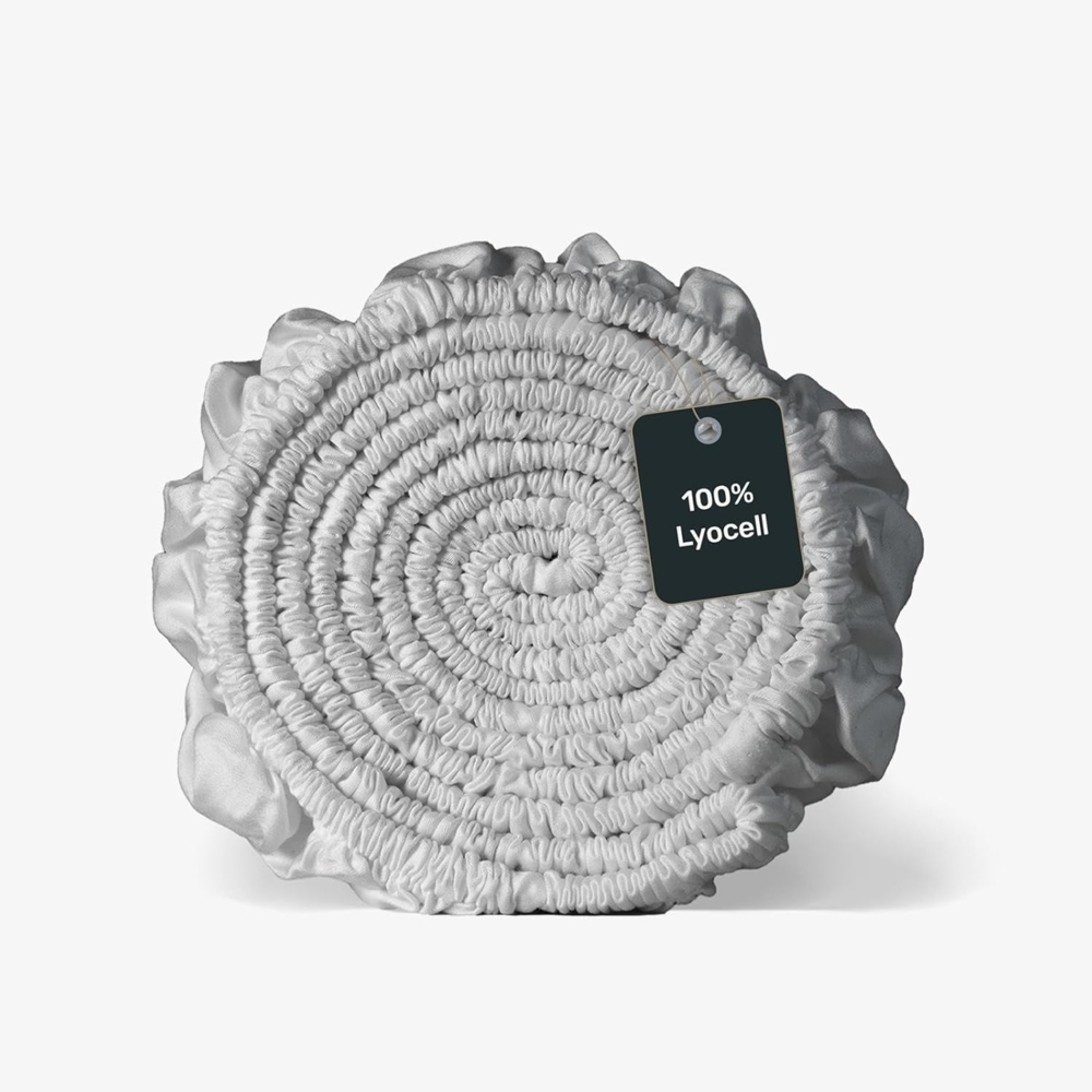 twenty:three® Bettlaken Lyocell Spannbettlaken Light Gray, Lyocell, Atmungsaktiv, Ultraweich, 100% TENCEL™ Lyocell, Nachhaltig, 160x200 Bild 1