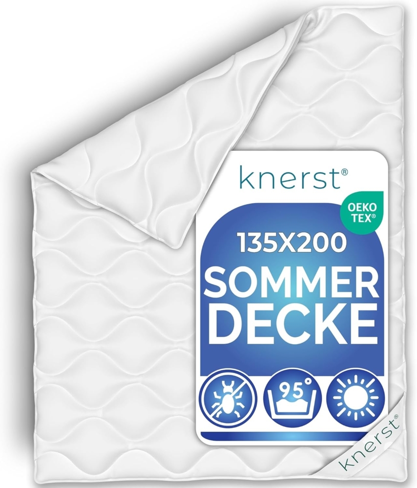 KNERST Microfaserbettdecke Mikrofaserbettdecke Sommerdecke Ganzjahresdecke 135x200, 155x220, uvm, Füllung: Klimafaser-Polyesterfüllung, Allergikerfreundlich, atmungsaktiv, temperaturausgleichend Bild 1