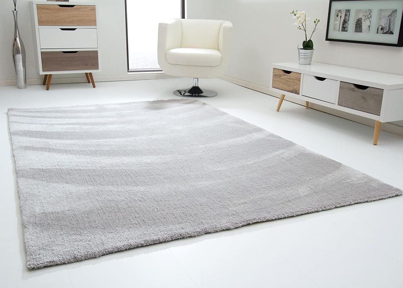 Designerteppich Nicki, Farbe: silber, Größe: 250x300 cm Bild 1