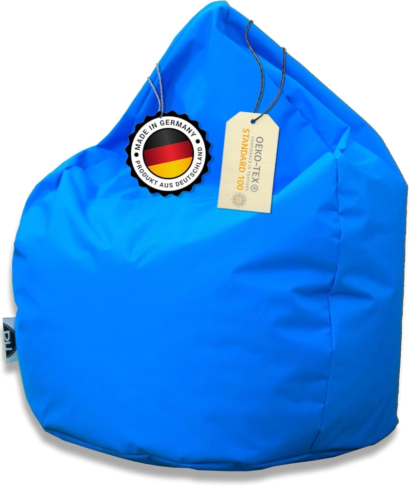 PATCH HOME Patchhome Sitzsack Tropfenform - Königsblau für In & Outdoor XXXL 480 Liter - mit Styropor Füllung in 25 versch. Farben und 3 Größen Bild 1