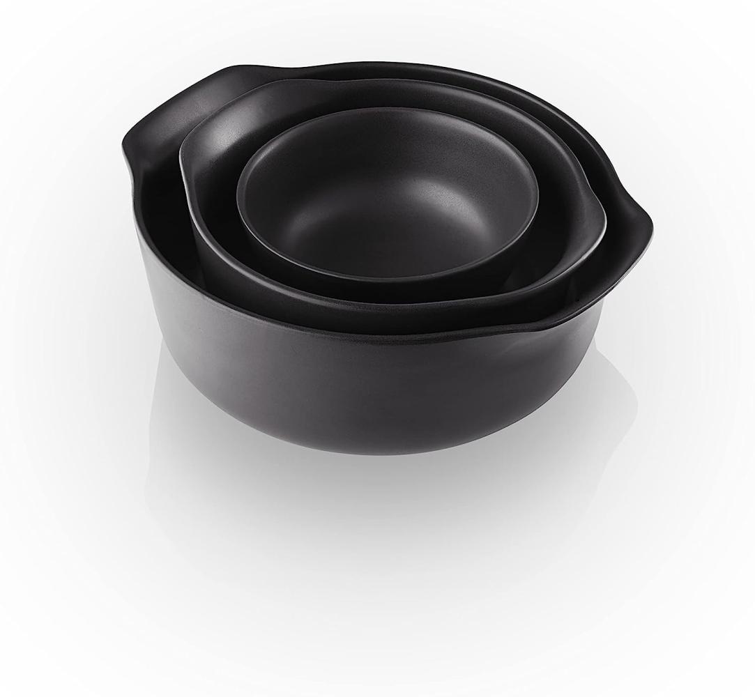 Eva Solo Nordic kitchen Schale, Schälchen, Salatschale, Dessertschale, Feinsteinzeug, Schwarz, Ø 13. 5 cm, 400 ml, 502791 Bild 1