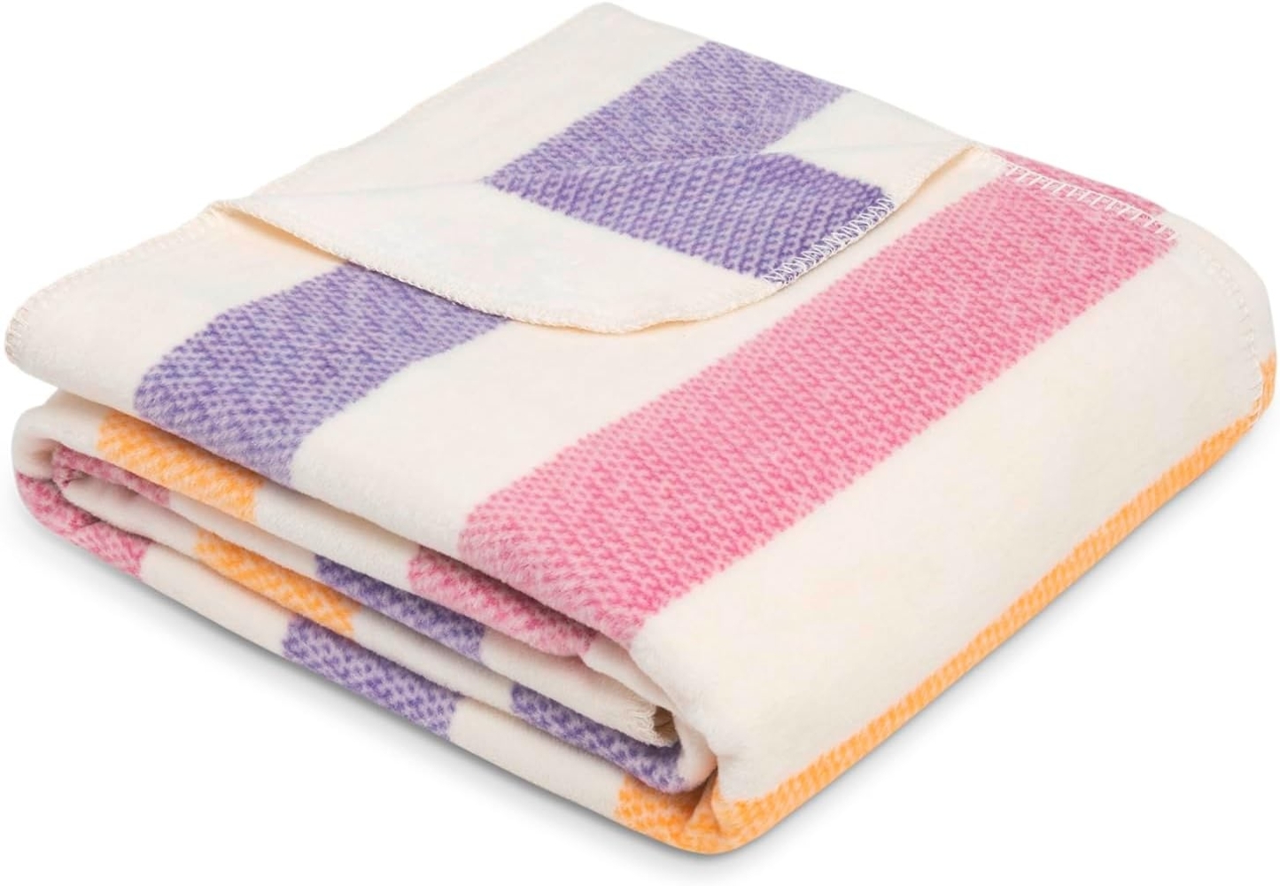 Wohndecke Wohndecke Telford, IBENA, mit sommerlichen Effektstreifen Bild 1