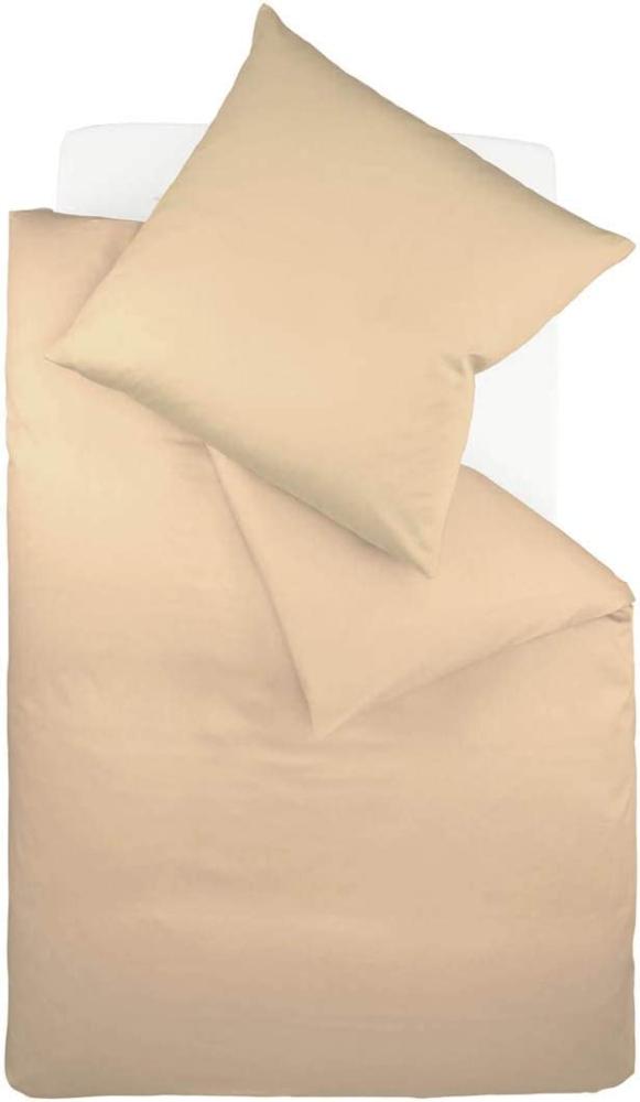 Fleuresse Mako-Satin-Bettwäsche colours, Farbe sand 4033 200/200 Bild 1