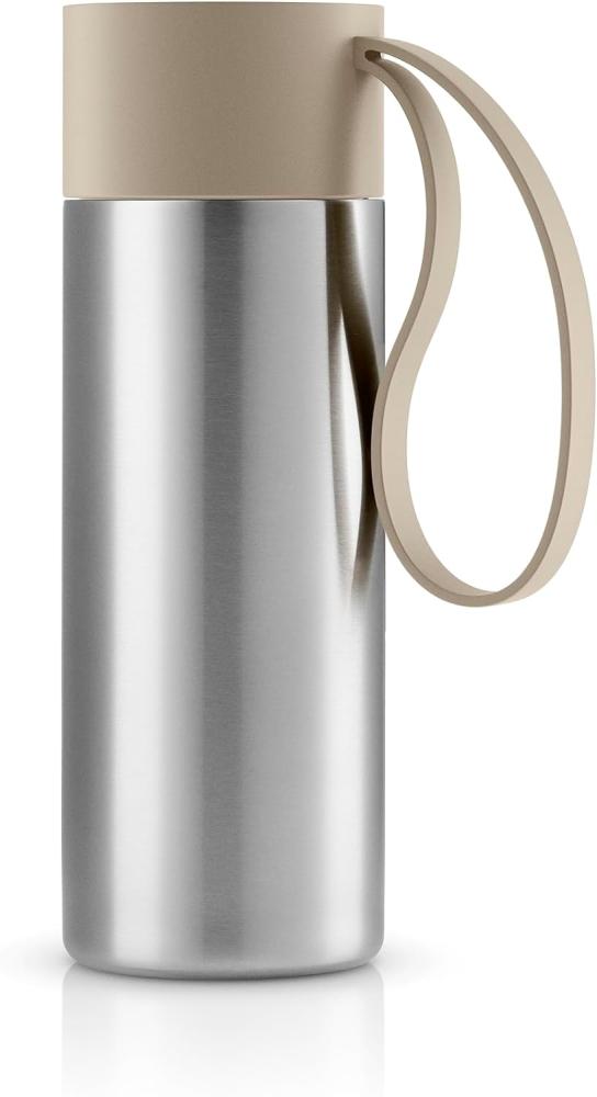 Eva Solo To Go Cup, Edelstahl, Kunststoff, Silikon, Pearl Beige, 0. 35 L, 567038 Bild 1