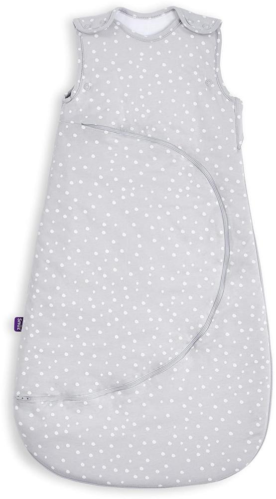 Snuz Pouch Schlafsack Baby - Superweiche Baumwolle, Erleichtert den Nachtwechsel, Ideale Baby Erstausstattung Neugeborene - Perfektes Babyparty Geschenk, White Spots 0-6 Monate, 1 Tog, Sommer Bild 1