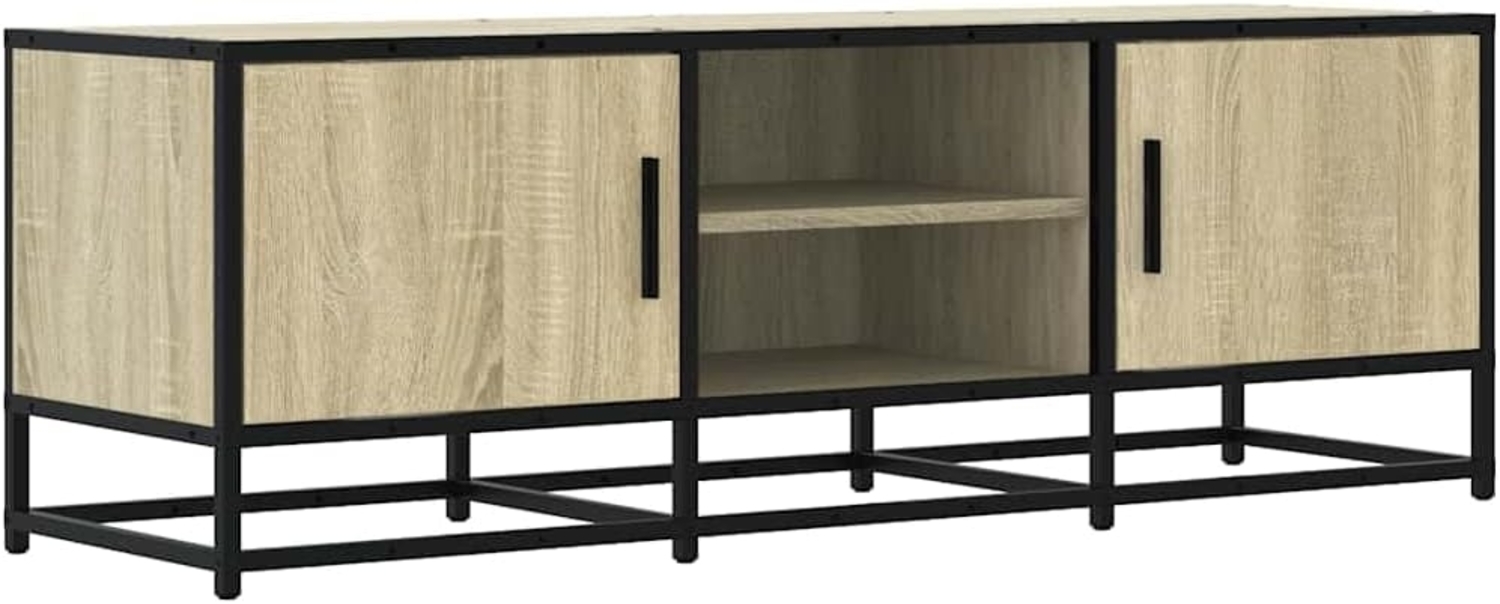 TV-Schrank Sonoma-Eiche 120x35x41 cm Holzwerkstoff und Metall 848840 Bild 1