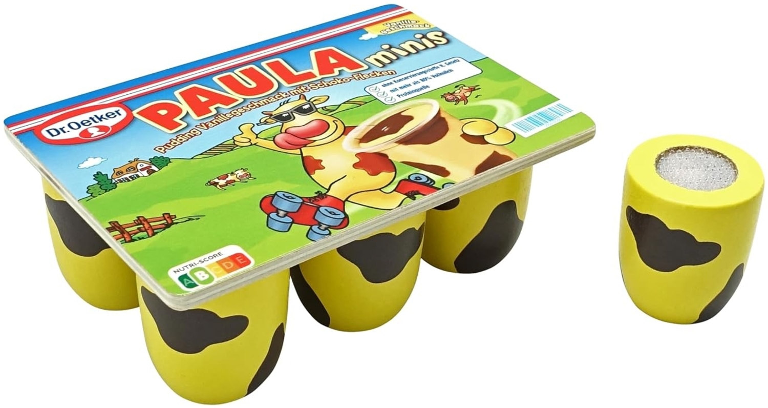 Dr. Oetker 'Paula Minis', Holz gelb, 11,5 x 8 x 4,5 cm Bild 1