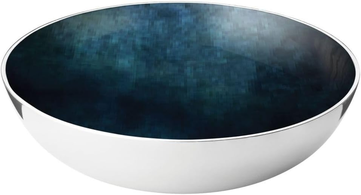 Stelton Stockholm Schale L Horizon, Dekoschale, Aluminium, Emaille, Blau, Ø 40 cm, 451-13 Bild 1