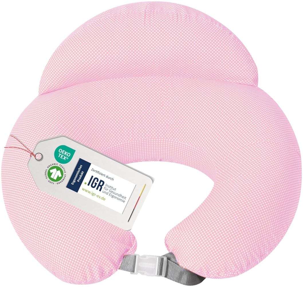 SEI Design Stillkissen Stillkissen mit verstellbarem Hüftgurt, entlastet Schultern und Nacken, mit Sicherheitsgurt, zusätzliches Kissen als Barriere Bild 1