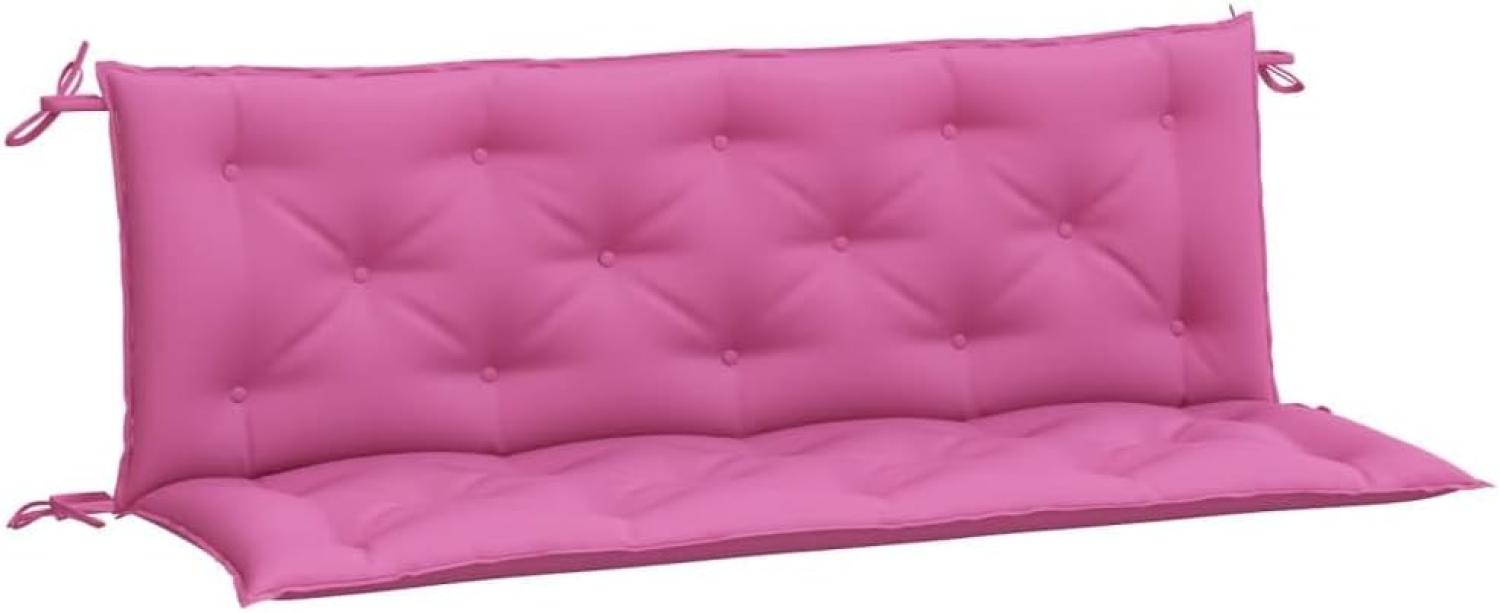 vidaXL Gartenbank-Auflagen 2 Stk. Rosa 150x50x7 cm Stoff 361714 Bild 1