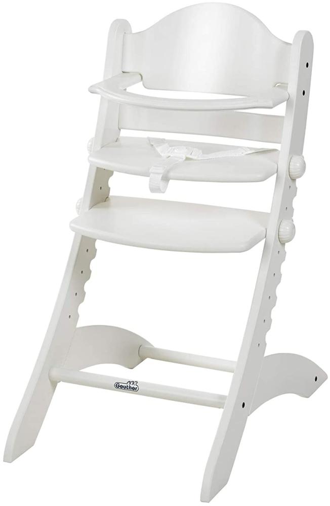 Geuther - mitwachsender Hochstuhl Swing 2355, mit Bauchbügel, weiß Bild 1