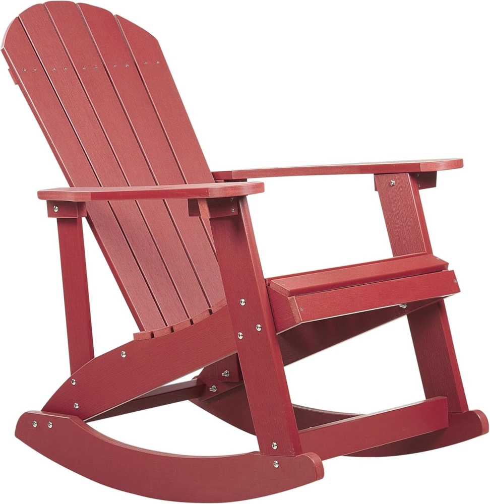 Garten-Schaukelstuhl ADIRONDACK Rot Bild 1
