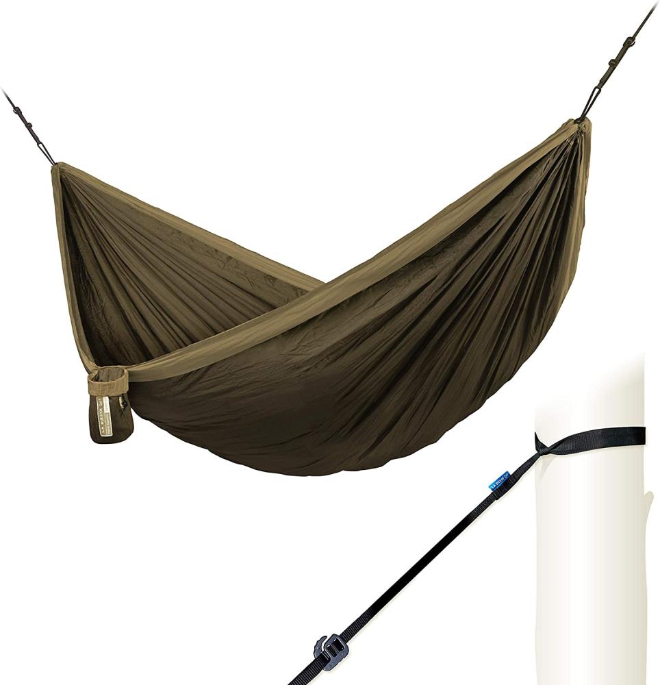 La Siesta Reise-Hängematte COLIBRI 3.0 canyon braun Einzel-Hängematte inkl. Befestigungsmaterial Bild 1