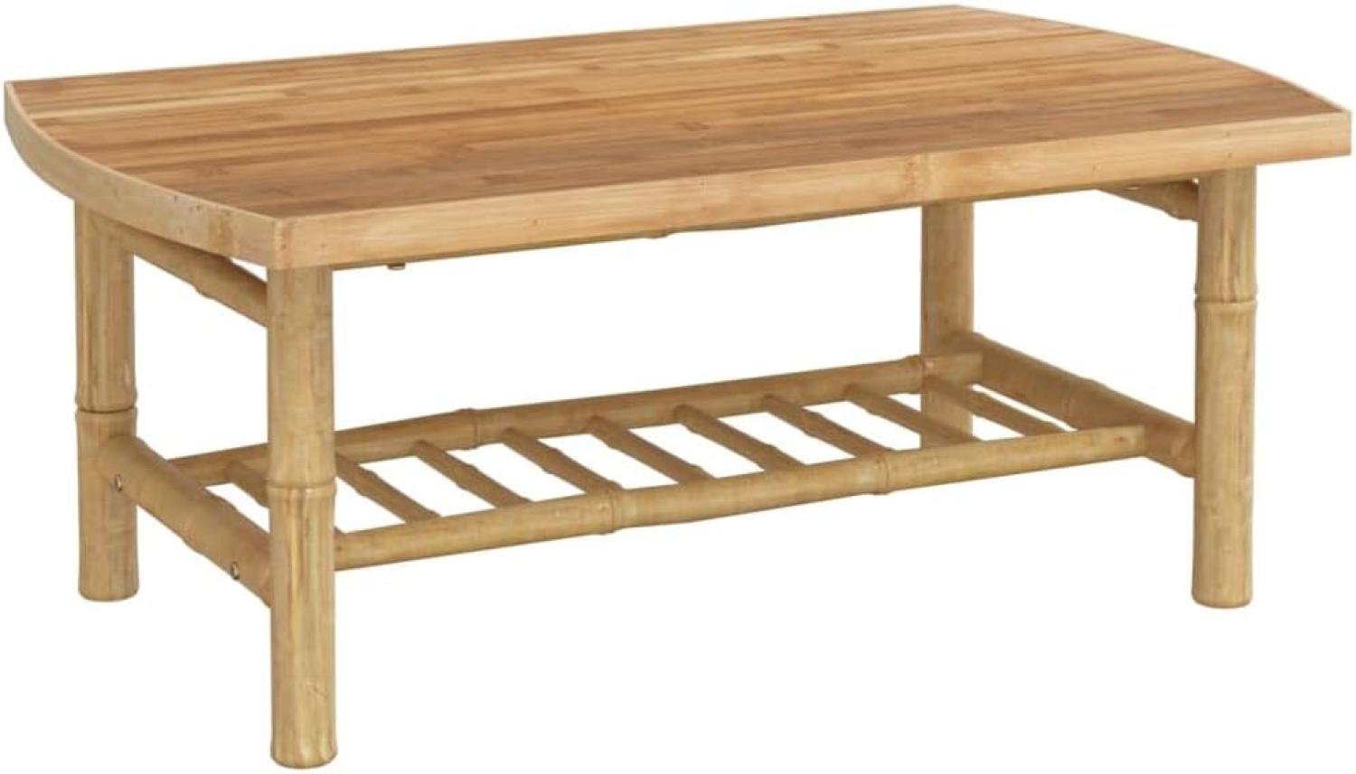 vidaXL Garten-Couchtisch 90x55x37 cm Bambus 363463 Bild 1