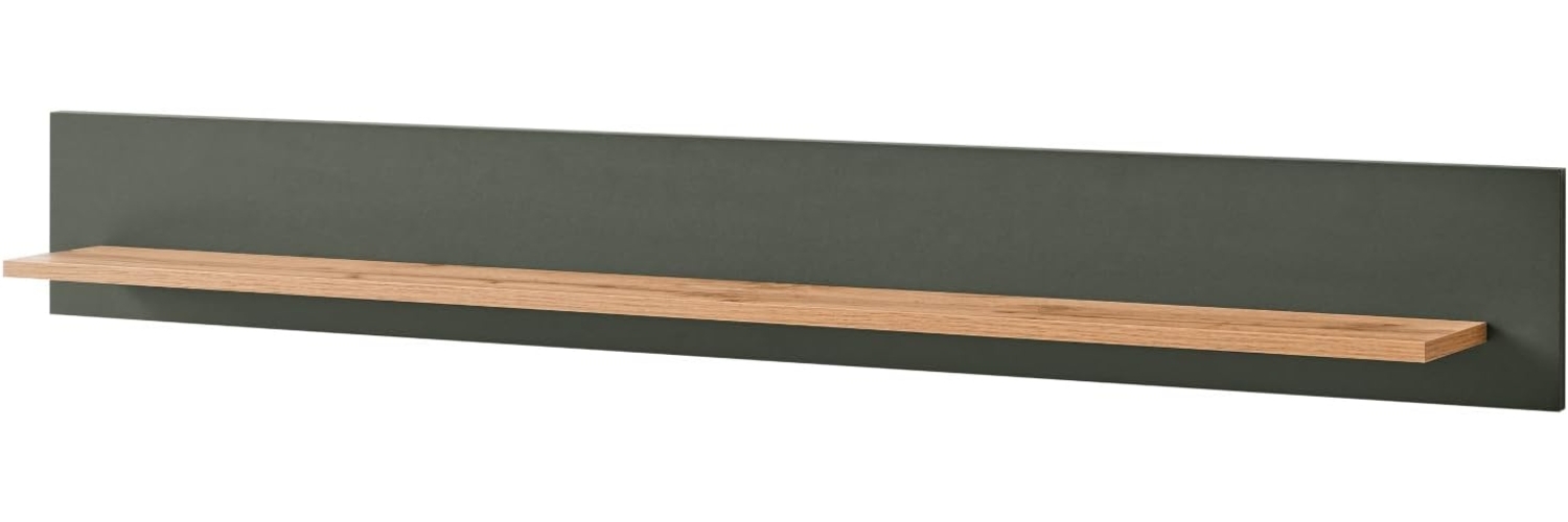 Wandboard Norwich in grün und Eiche 150 cm Bild 1