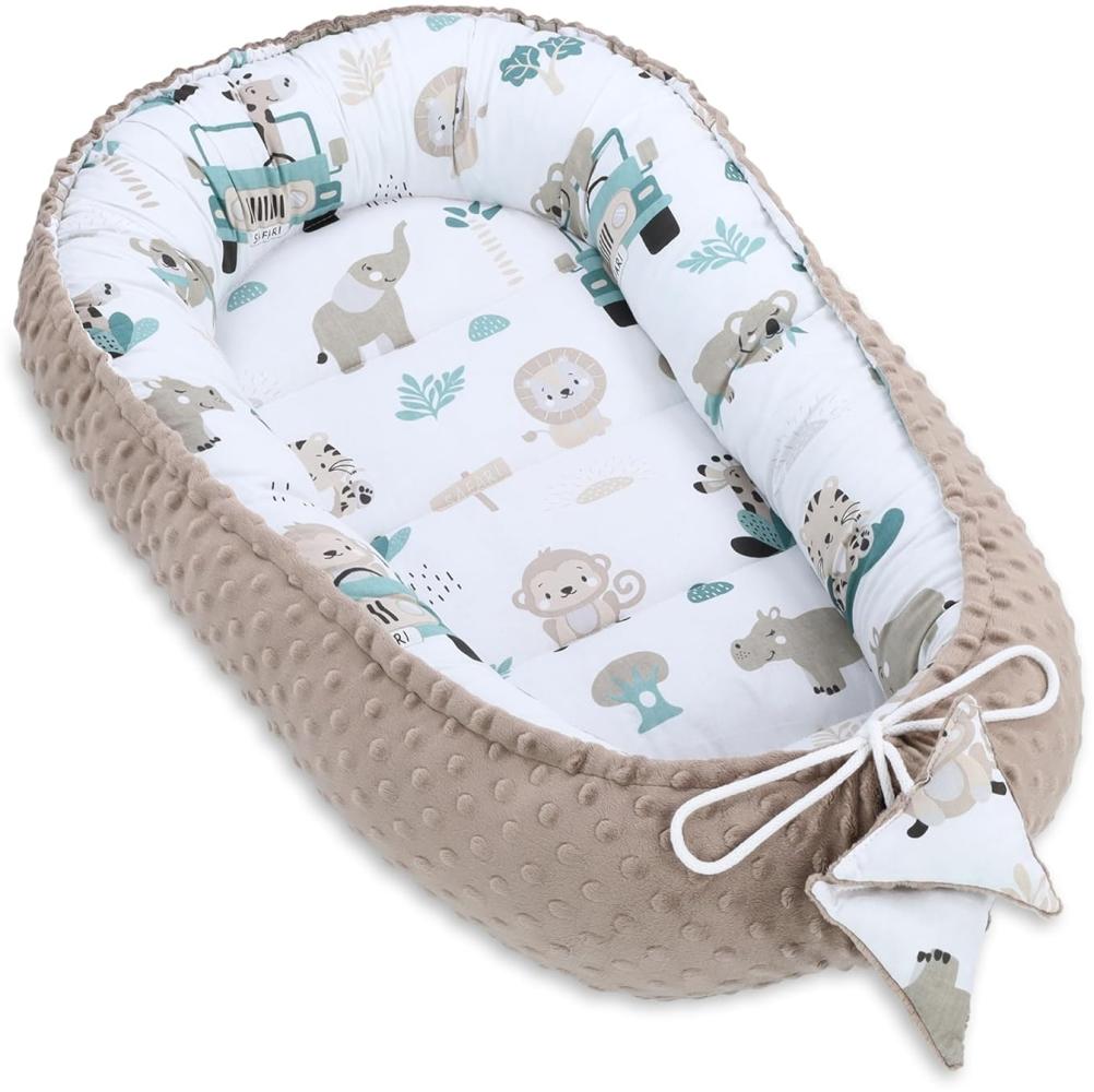 Totsy Baby Bettnestchen Warmes Nestchen Baby 90x50 cm - Kuschelnest Neugeborene Nestchen Bild 1