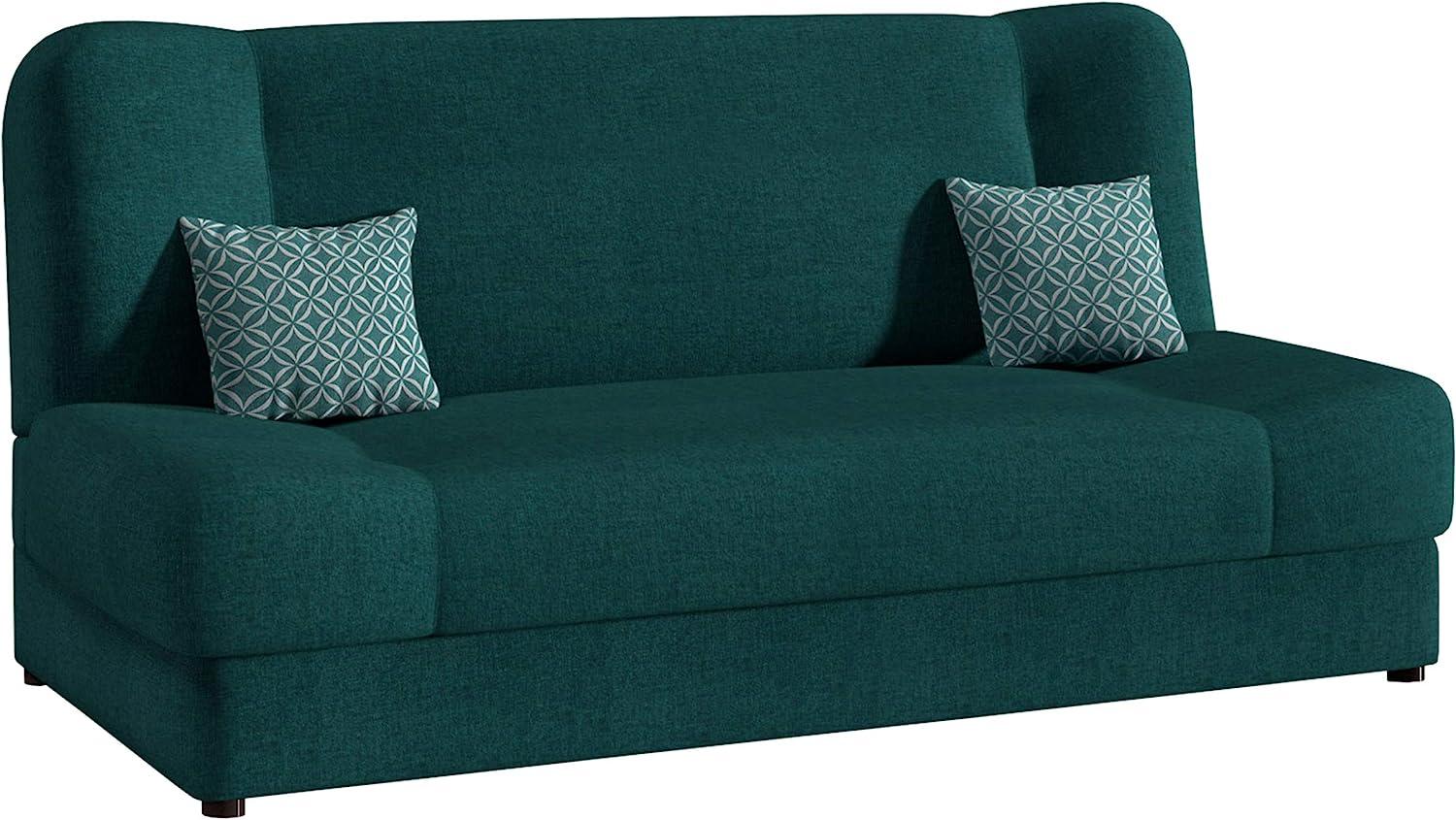 Schlafsofa Jonas, Sofa mit Bettkasten und Schlaffunktion, Bettsofa, Dauerschläfer-Sofa, Schlafcouch, Materialmix, Couch vom Hersteller, Wohnlandschaft (Drago 134 + Drago 134 + Evo 30) Bild 1