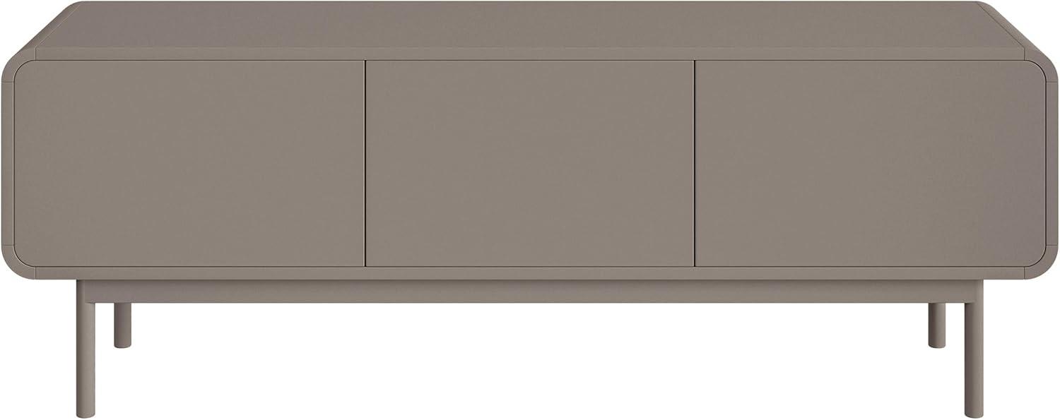 Selsey Oro - TV-Lowboard mit 3 Schubladen, dunkelbeige, 154 cm Bild 1