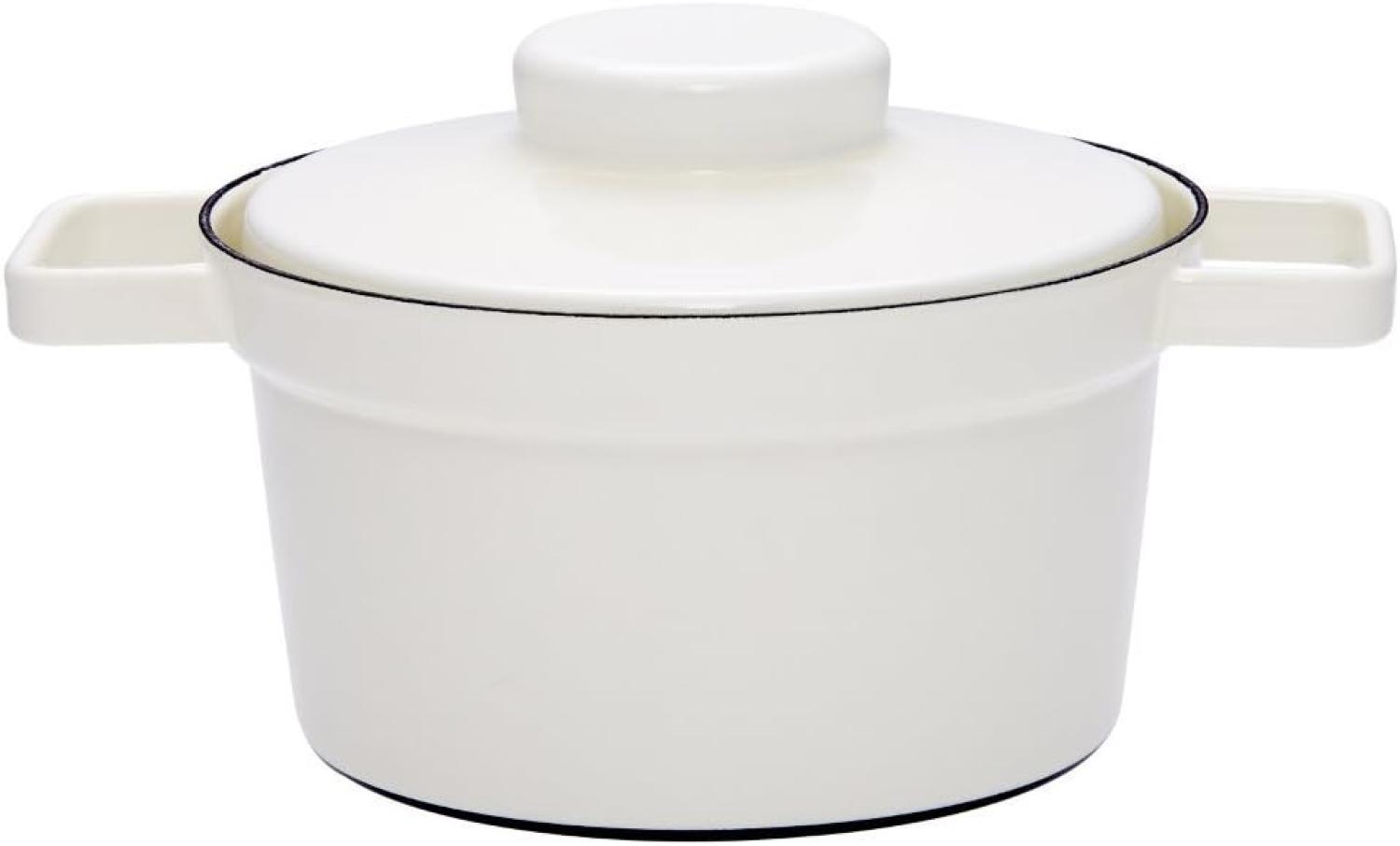 Riess Emailletopf Aromapot 20 cm 1,75 l Weiß Bild 1