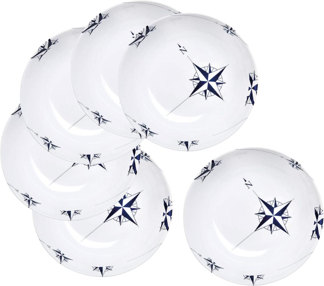 Salat- und Müslischüsselchen, 15 cm Durchmesser, rund - Northwind, - 6er Set Bild 1