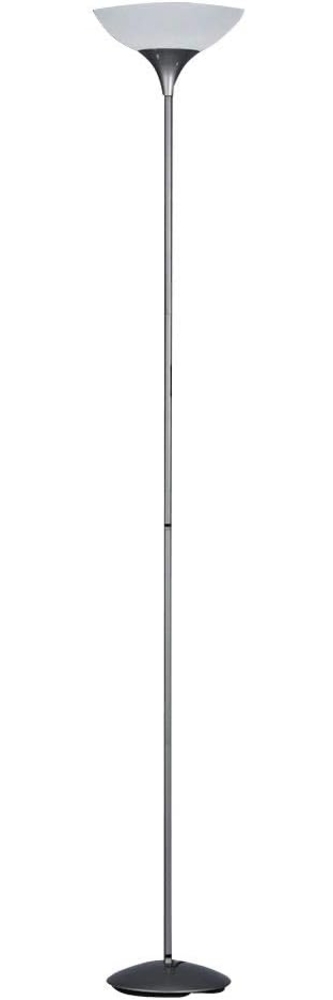 Reality Leuchten R4302-87 Fluter, 1x E27, titanfarben, Schirm in weiß Bild 1