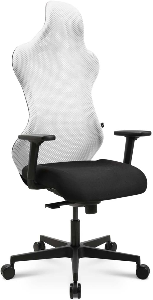 Topstar Bürostuhl Gamingstuhl Sitness RS Sport inkl. Armlehnen schwarz/schwarz Weiss Bild 1