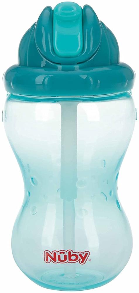 Nuby Flip-It Trinkbecher - 360 ml - Aqua Grün Bild 1