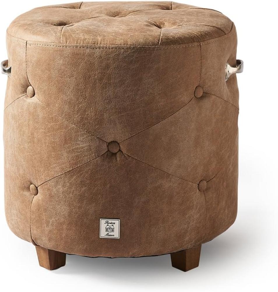 Riviera Maison Hocker Bowery Pellini Camel 3606005 Bild 1