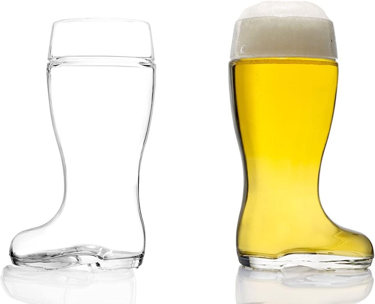 Stölzle Oberglas Stiefel Bierglas 0,5 l 2er Set Bild 1