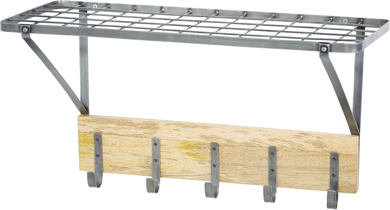 KitchenCraft - Industrial Factory Style Wandregal Küchenregal INDWALLRACK Bild 1