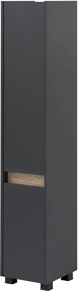 Schildmeyer Hochschrank 146322 Cosmo, 30,2 x 164,5 x 33 cm (BxHxT), anthrazit Bild 1