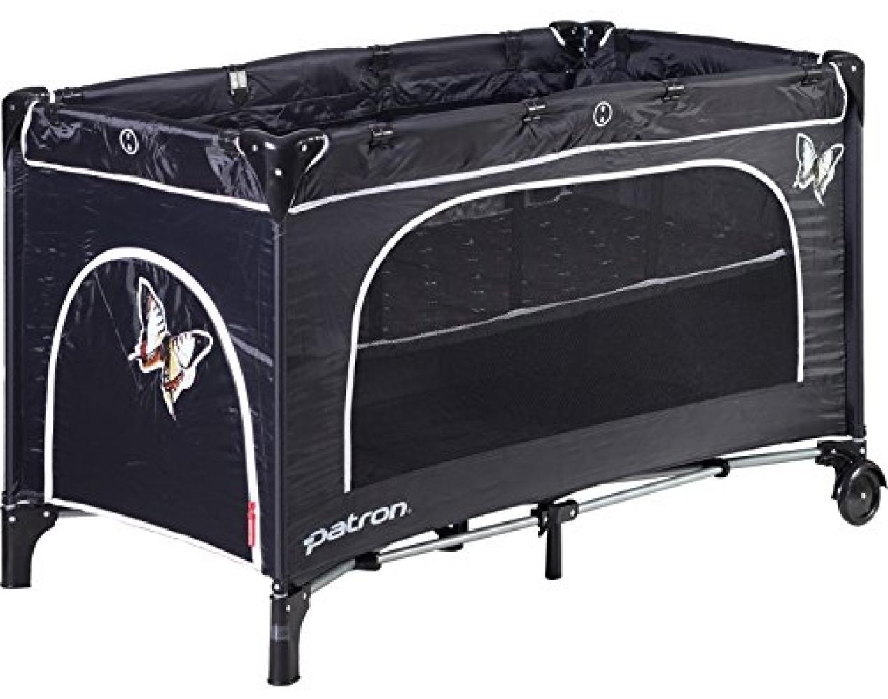 Patron BDP101007AA844P Reisebett Skippy Plus, schmetterling schwarz Bild 1