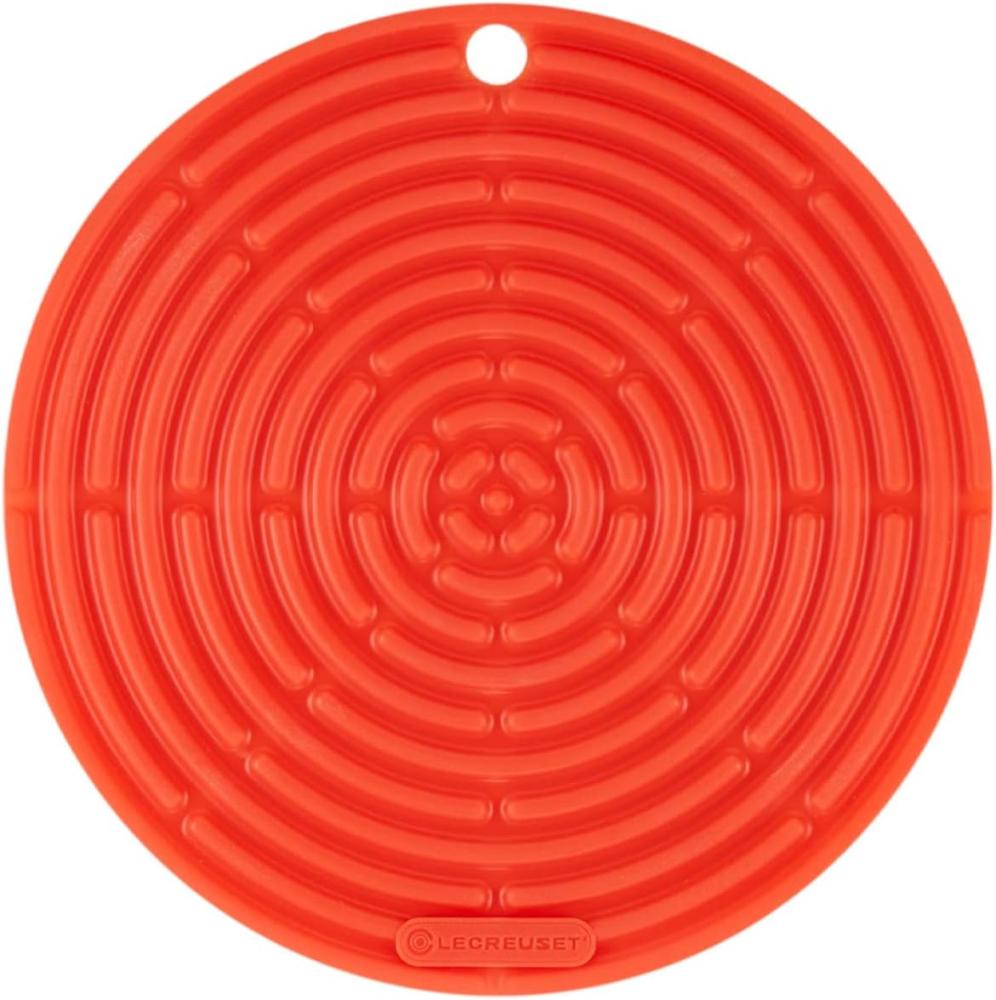 Topflappen Rund Klassik Ofenrot Silikon-Accessoires Le Creuset - Backofen geeignet Bild 1