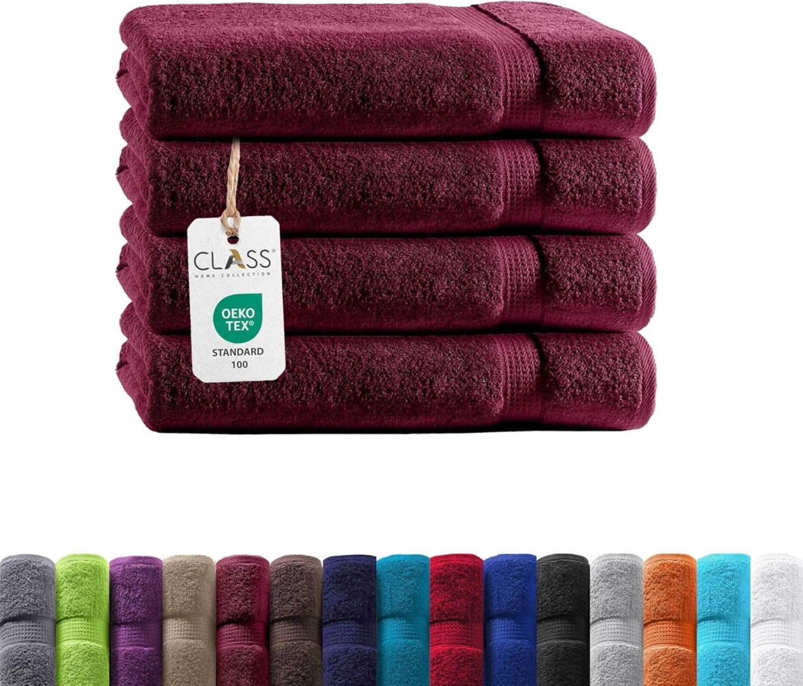 TRENDBUY24 Handtuch Set Handtücher Duschtücher Gästetücher Baumwolle Frottee Premium 4er Set, 100% Baumwolle (4-St), Duschtuch Bild 1
