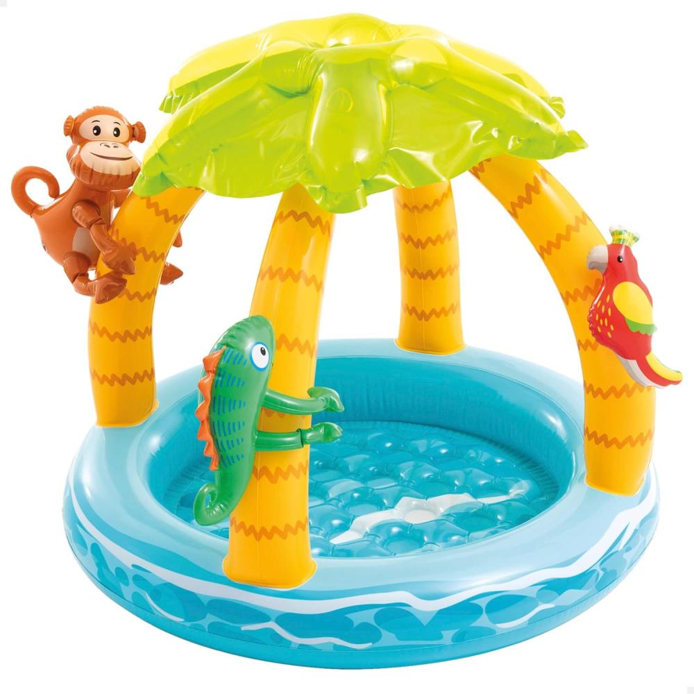 INTEX 58417NP - Planschbecken - Tropical Island Babypool (102x86cm) Kinderplanschbecken Bild 1