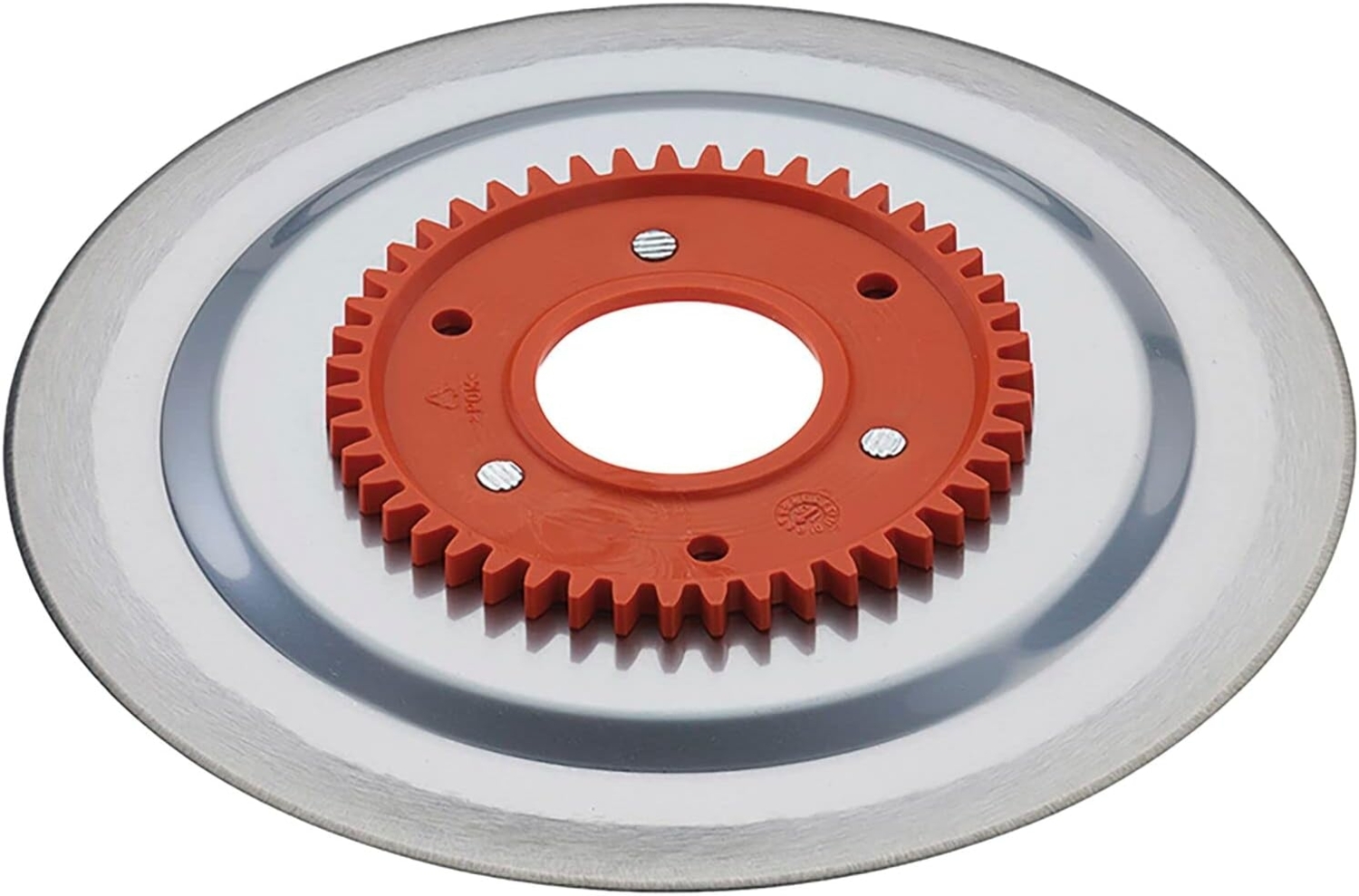 ritter Ersatzmesser 554.185 glatt Schinken-/ Aufschnittmesser mit orangem Zahnrad passend zu Contura3, Sono5, Solida2,4,5 Bild 1