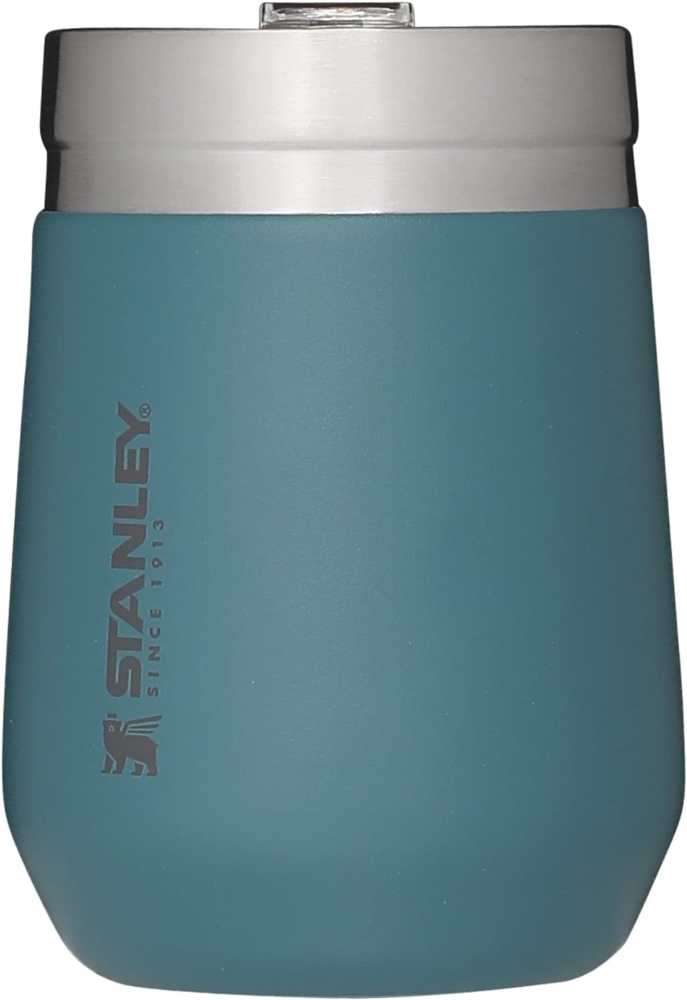 Stanley Go Everyday Tumbler 0.29L - Edelstahl Thermobecher für Wein, Cocktails, Kaffee, Tee - Hält Stundenlang Kalt/Heiß - BPA-Frei - Spülmaschinenfest - Lagoon Bild 1