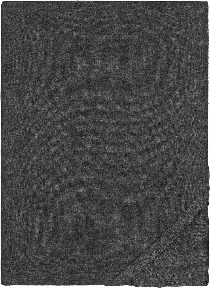 biberna Melange-Flanell Spannbetttuch 0841380 MELANGE UNI, titanium, 1x 180x200 cm - 200x200 cm Bild 1